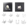 Transparent Acrylic Stand for Rock and Minerals Round/Square Base Geodes Storage Rack Collectible Crystal Display Base