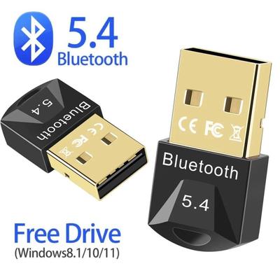 USB Bluetooth 5.4 Адаптер Музыкальный Аудио Приемник Передатчик для ПК Беспроводная Мышь Клавиатура Бесплатный Диск Windows8.1/10/11