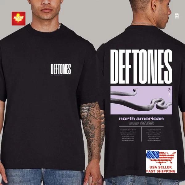 New Apparel Deftones North American Tour 2026 T-Shirt August September All Size