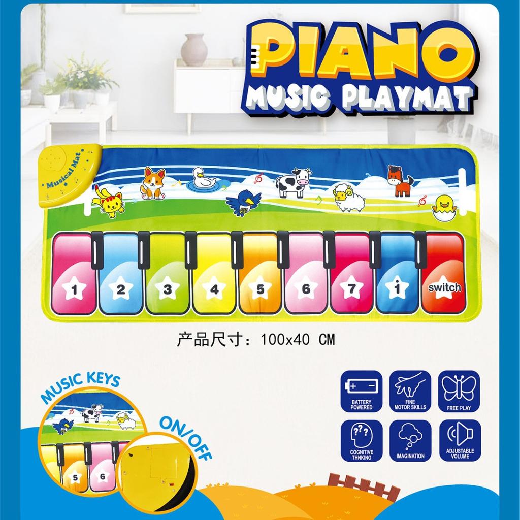 Дошкольное Детское Музыкальное Танцевальное Одеяло Игрушка Раннее Образование Подарок Детская Фортепианная Клавиатура Коврик Игрушка