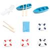 Home Decor Micro Landscape Beach Chair Sea View Ornaments Paddle Boat Mini