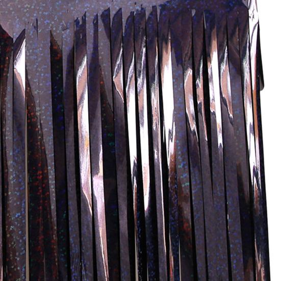 Праздничный Дождь Мишура Блестящий Однотонный Фотофон Светоотражающий Многоразовый Украшение для Вечеринок Самоклеящийся Компактный Черный Дождь Свадьба