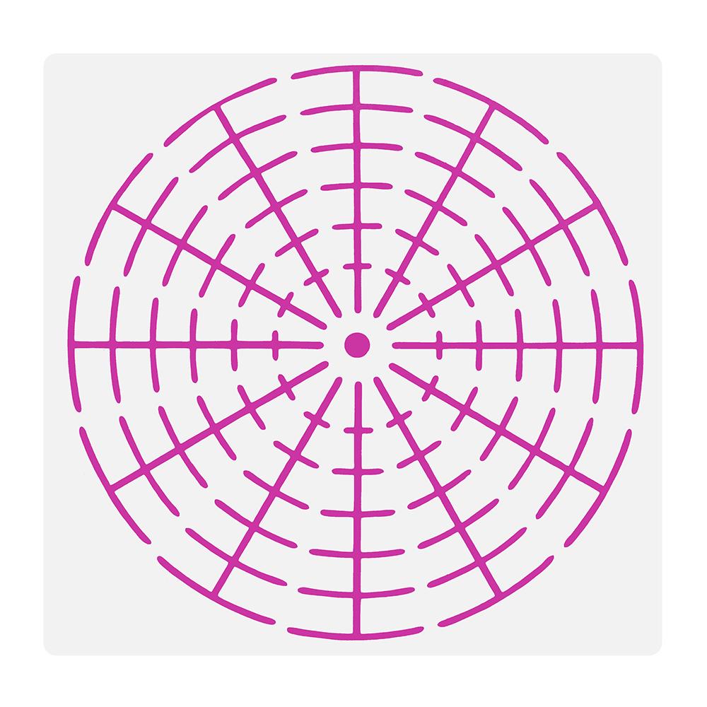 6Pcs Plastic Mandala 8/12/16 Segment Stencils Creative Template Set Art Projects