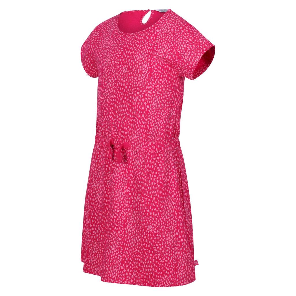 Regatta Childrens/Kids Catrinel Animal Print Casual Dress
