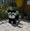 Independent Station Cross-border Garden Art Craft Ornaments: Dog & Cat Flower Pot and Planter