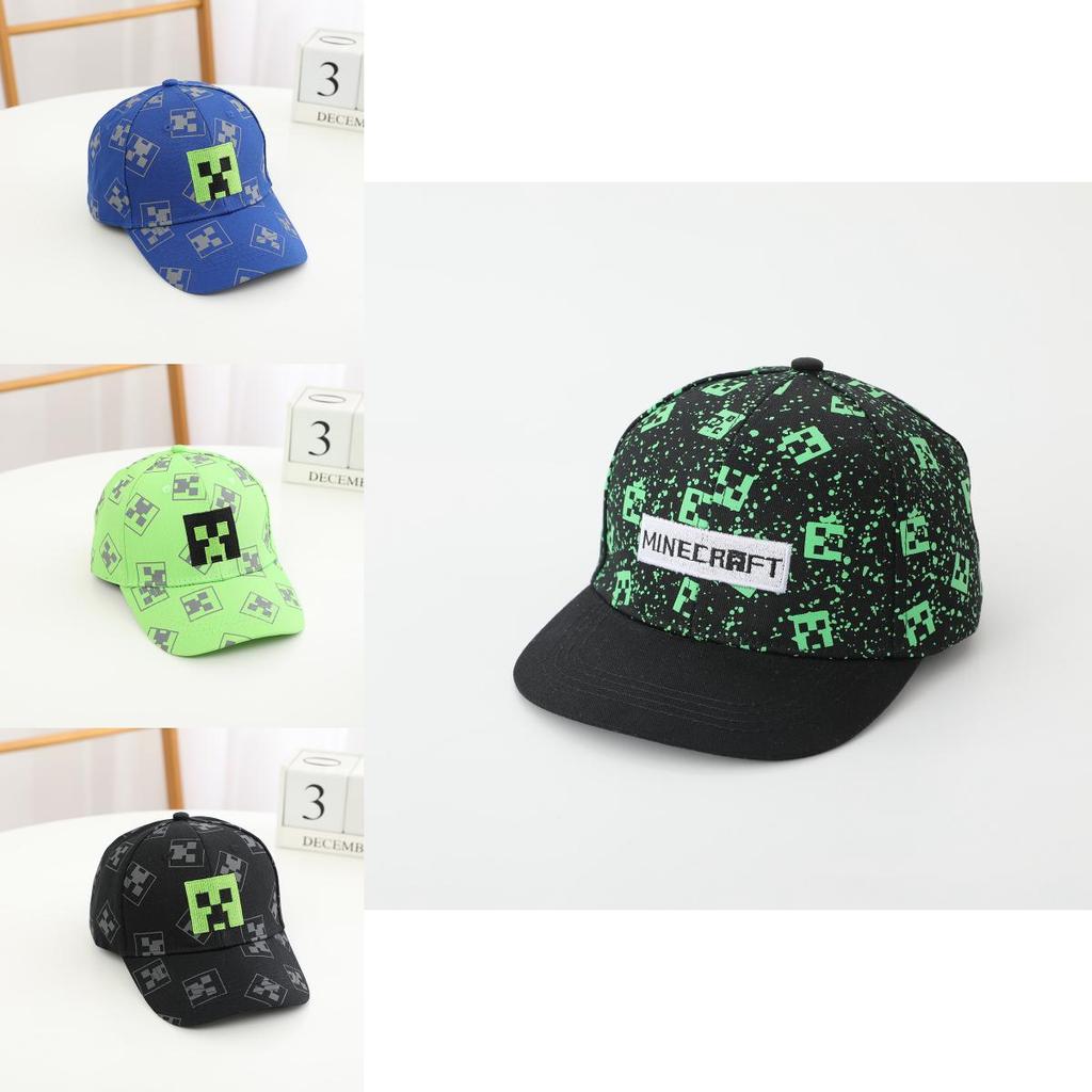 Minecraft Hip Hop Kids Baseball Cap With Sun Protection For Summer Play And Sunshade
