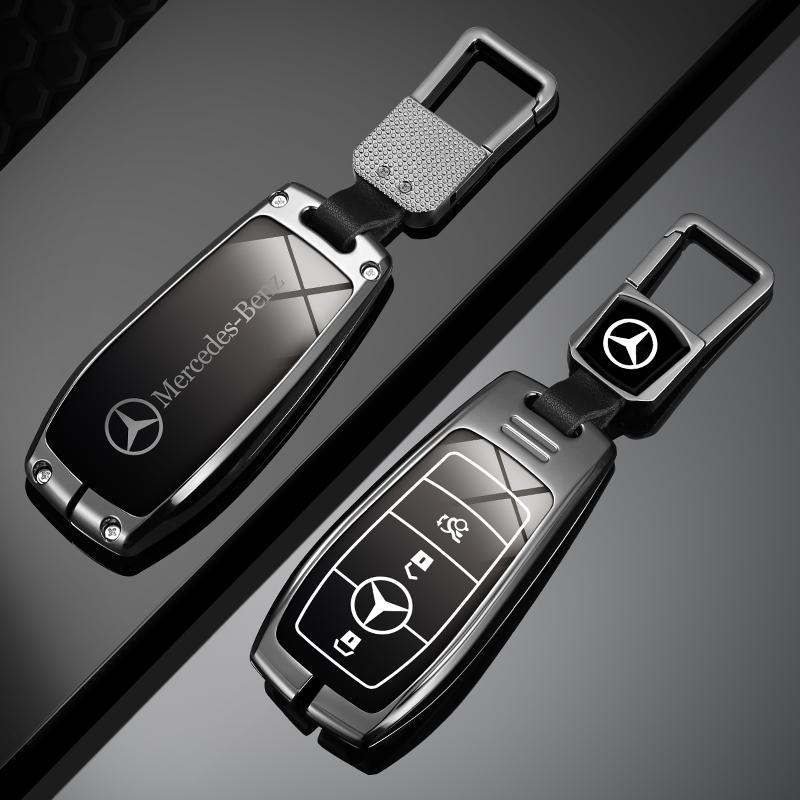 CRX1 TPU Gradient Color Car Key Case Cover Shell Accessory For Mercedes Benz A C E S G Class GLC CLE CLA W177 W205 W213 W222 X167 AMG