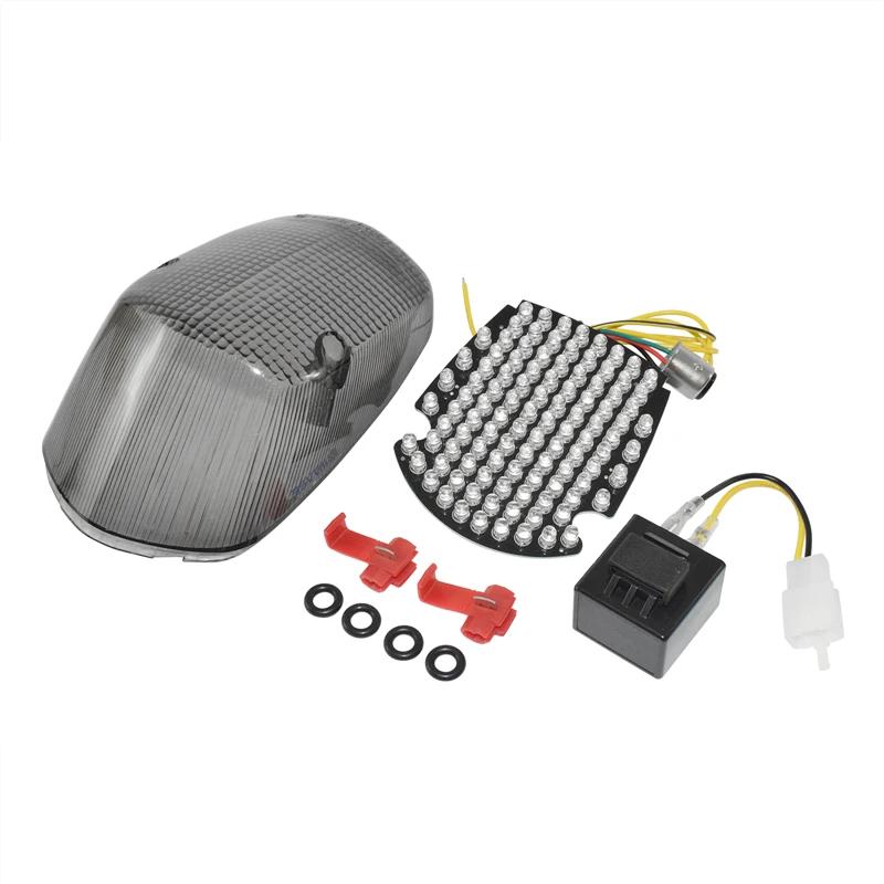 waase For Honda VALKYRIE TOURIER 1500 1800 1997-2005 E-Mark Rear Tail Light Brake Turn Signals Integrated LED Light