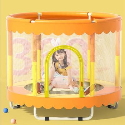 Батут-кровать диаметром 1,2 м для 1-2 детей, детский домашний батут, ограничительный столик с защитной сеткой, детский прыжковый фитнес-кровать