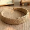 Solid Color Wide Edge Headband Wide Edge Women's Headband Fashion Hair Hoop  Women