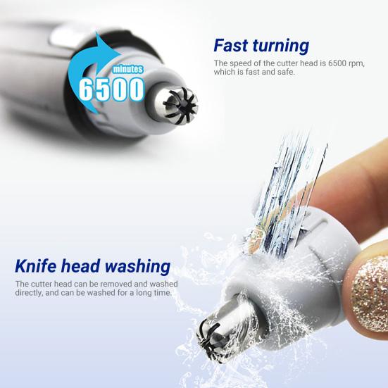 Триммер для волос в носу Портативный Электрический Мужской Профессиональный Безопасный Бритва для волос в носу для Здоровья