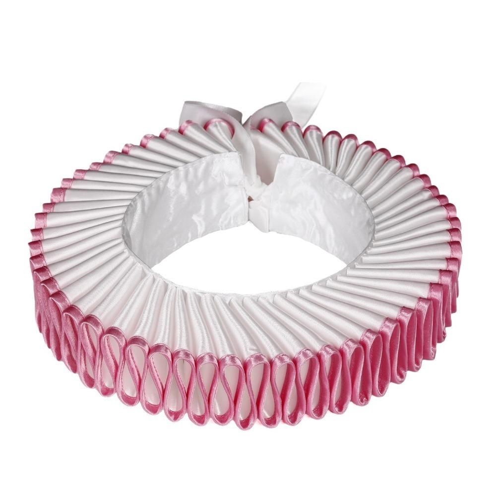 Винтажный Цирковой Клоун Воротник-жабо Викторианский Костюм Ренессанс Накладной Воротник Косплей