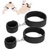 Бондаж Ограничения Наручники на запястья и бедра BDSM Набор, Секс-игрушки для пар с регулируемыми ремнями для ног Наручники Игрушки для взрослых