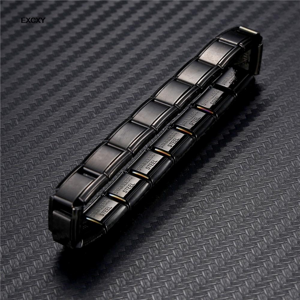 Женские ювелирные изделия 9 мм ширина итальянский эластичный браслет с подвесками модный браслет из нержавеющей стали