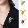 Phoenix Brooch Handmade Enamel Lapel Pin Chinese Style Bird Animal