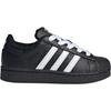 adidas Originals Superstar 2 Устойчивые к истиранию Низкие Детские скейтбордические кроссовки Черные Детские JI0214