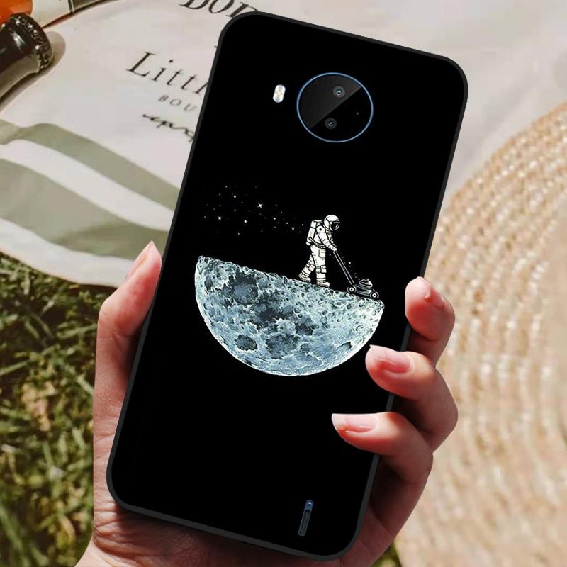 Для Nokia C20 Чехол Мягкий ТПУ Силиконовый Мультяшная Задняя Крышка для Nokia C20 Plus Чехлы для Телефона ТПУ Черный Бампер для NokiaC20 C 20 Plus
