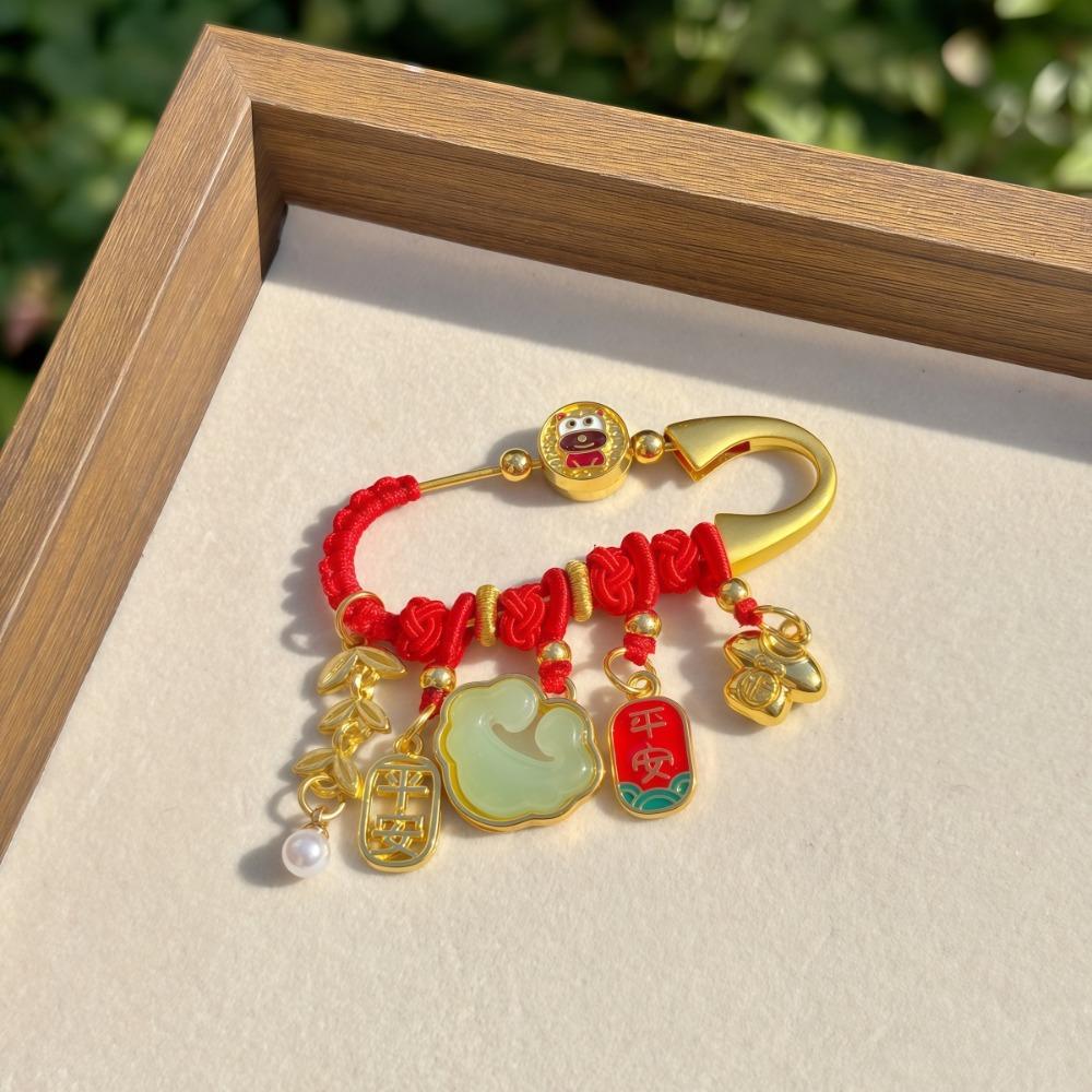 Брошь-подвеска в виде золотой лошади по знаку зодиака, пони с пескоструйной обработкой, защитная брошь, для новорожденного