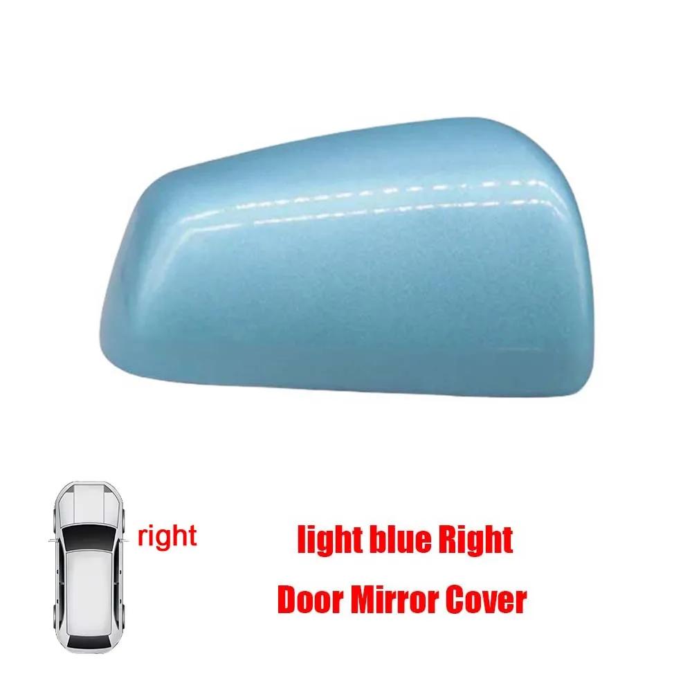 Car Protective Cover Door Mirror Shell For Mitsubishi Evo X Lancer EX 2008-2012 Blue Red White Orange Rearview Accessories