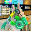 Dopamine Barbell Plates Keychain Kettlebell Simulation Dumbbells Keyring Detachable Creative Fitness Series Pendant Gifts