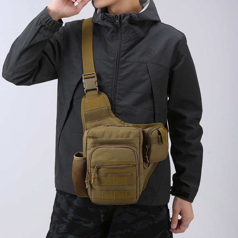 Мужская легкая брызгозащищенная велосипедная сумка через плечо для использования на открытом воздухе