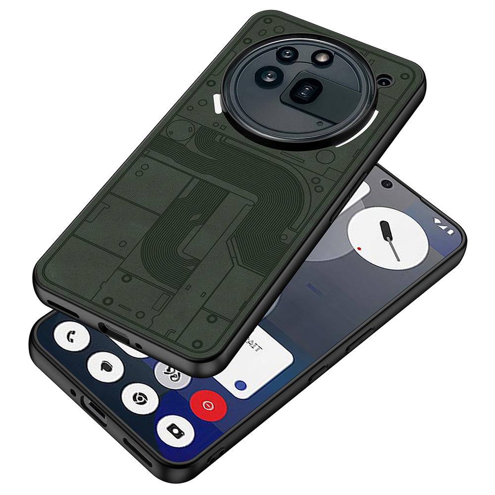 GKK для Nothing Phone (3a) Матовый чехол с покрытием Skin-Touch из ПУ+ТПУ+ПК, противоударный чехол для телефона