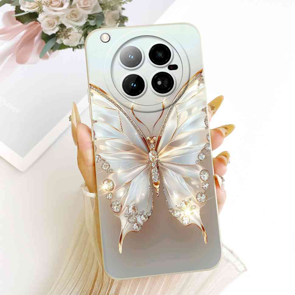 For Infinix Zero 40 4G X6860 Case Luxury Bow Painting Soft Silicone Back Cover For Infinix Zero40 ZERO 40 4G Phone Cases Bumper