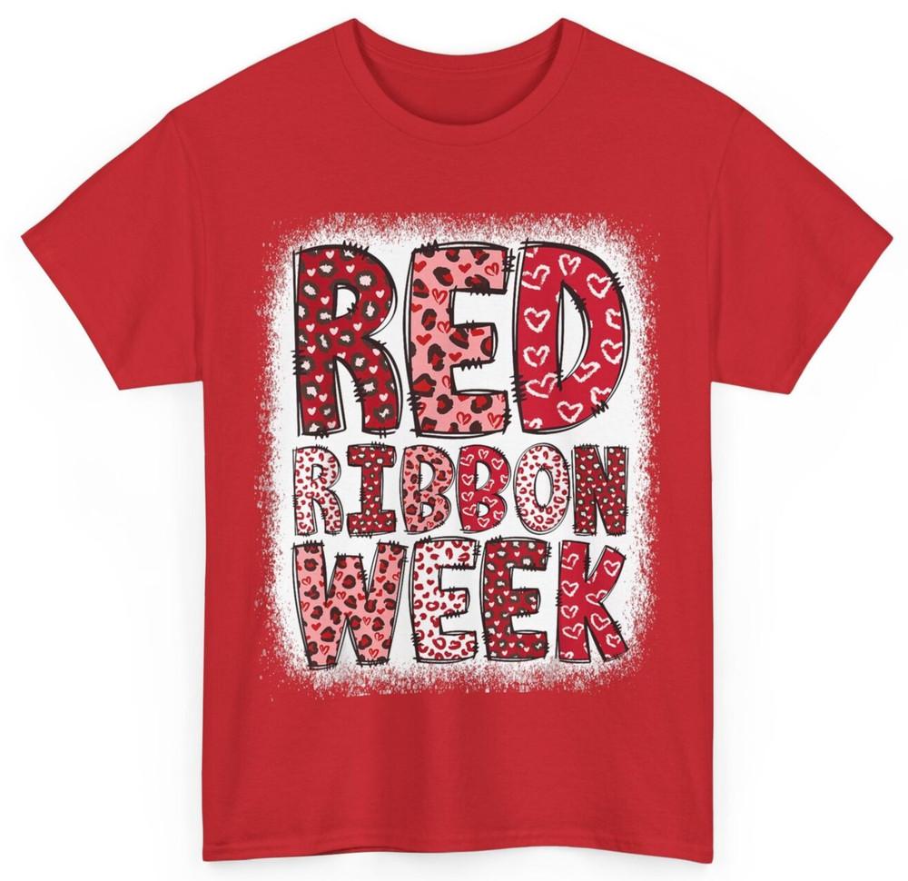 Red Ribbon Week Apparel Gift, Red Ribbon Week T-Shirt