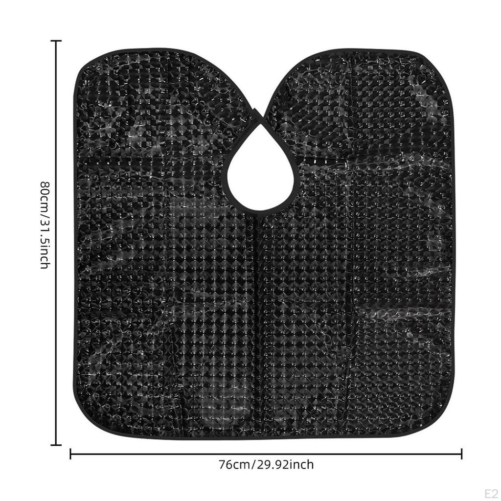 Hair Dyeing Cape Neck Guard Washable Adjustable for Makeup Haircut Shampoo Hairdressing