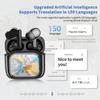 JM19 Беспроводные Bluetooth-наушники с сенсорным цветным экраном, активным шумоподавлением (ANC) и функцией переводчика