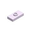 50pcs Building Blocks Modified 1x2 with 1 Stud and Groove Compatible with Major Brands 3794 MOC Bricks