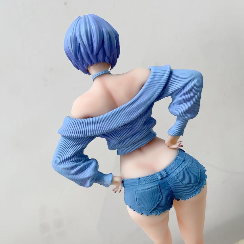 30CM NEON GENESIS EVANGELION Ayanami Rei Ver Girl Figure hard pvc toy Game Statue Adult Collection Anime Action Model Doll Gift