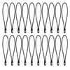 20Pcs Elastic Straps with Hook Bungee Cord Tarpaulin Tensioner Outdoor Elastic Bungee Straps for Tents, Net, Camping