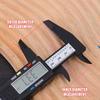 150mm Digital Display Calipers Carbon Fiber Measuring Tools  for Mechanical Component Measure