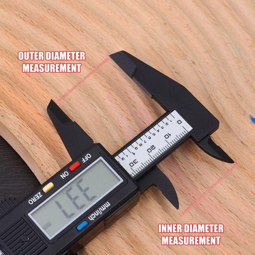 150mm Digital Display Calipers Carbon Fiber Measuring Tools  for Mechanical Component Measure