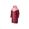 Спортивная куртка Windrunner средней длины с капюшоном, двусторонняя, женская, верхняя одежда, красный цвет 939441-697