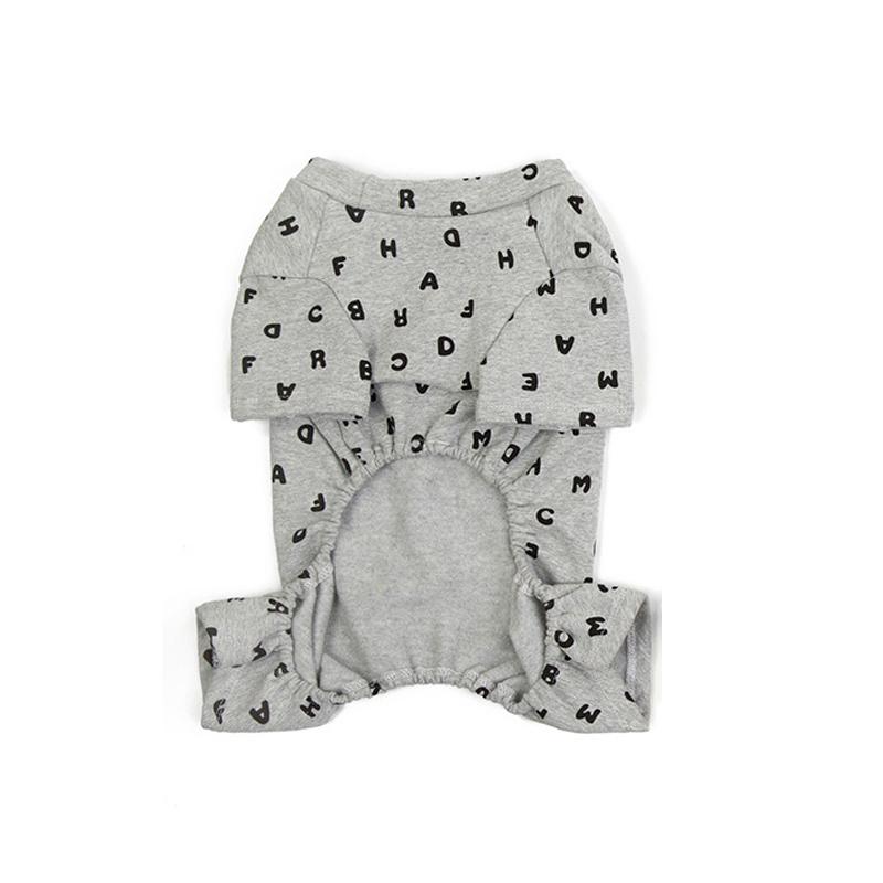 Зимняя теплая пижама для французского бульдога для маленьких собак, хлопковый комбинезон с надписью для щенков, комбинезон для корги, сиба-ину, костюм талисмана