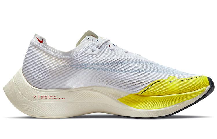 Nike ZoomX Vaporfly Next% 2 Белый Желтый Удар Женские DM9056-100