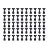 50Pcs Double Nozzle Sprinkler G1/2 Male Thread 360 Degree Rotating Water Sprayer for Garden Lawn
