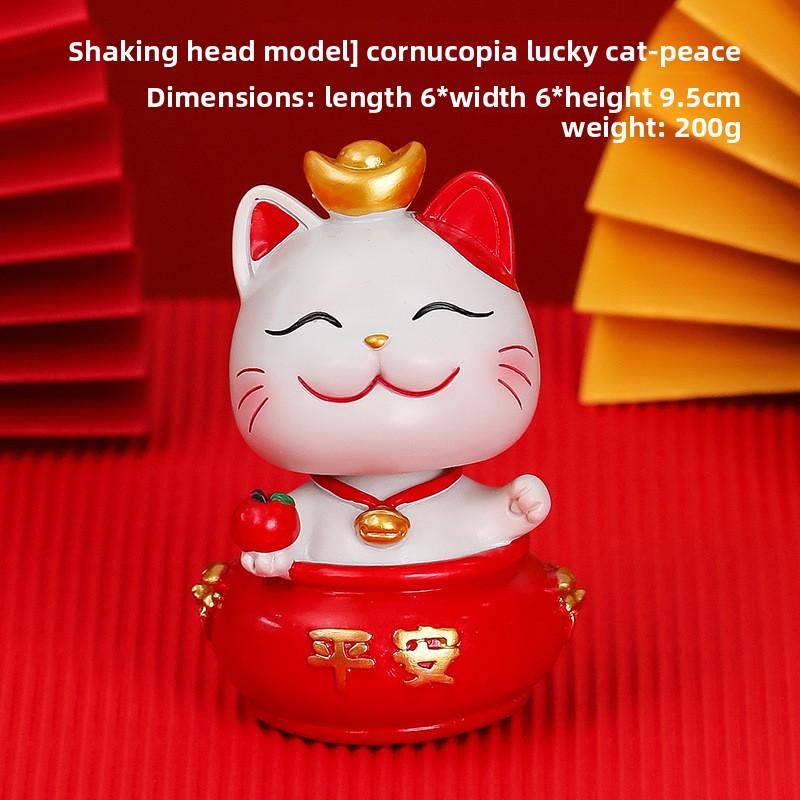 Милая подставка для мобильного телефона, украшение, милый манеки-неко из смолы, для офисного стола, милый подарок, украшение