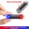 Solar Power Mini LED Car Warning Light Colorful In-Night Security Simulated Alarm Light Anti-Theft Flash Warning Strobe Light