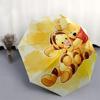 Winnie-the-Pooh, Tigger Automatic Opening and Closing Umbrella, Compact Travel Umbrella, Lightweight and Portable, Suitable for Beach Commut