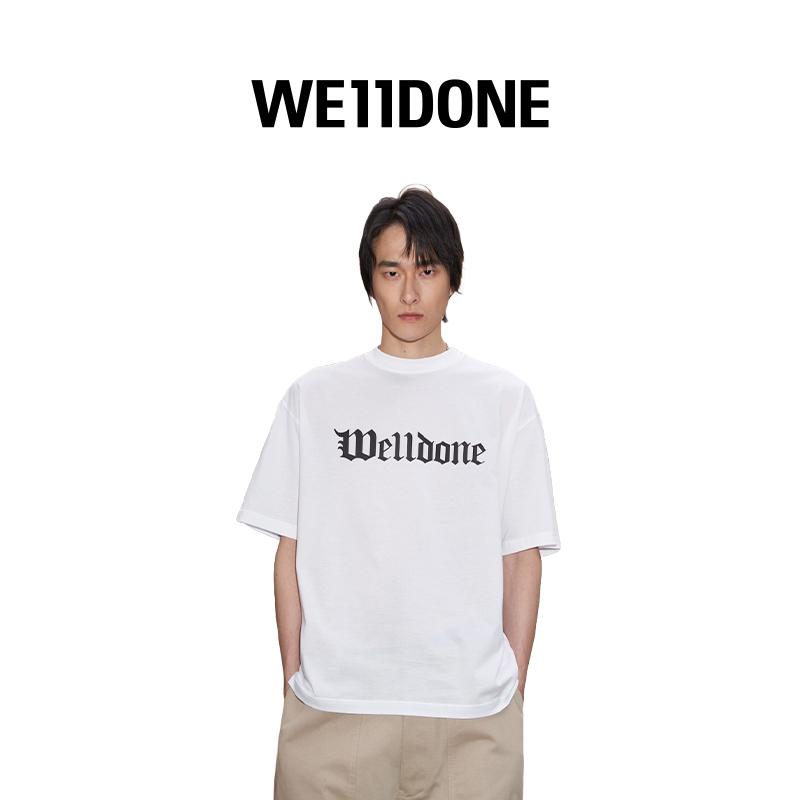 WE11DONE logo-print cotton T-shirt WD-TT0-24-899-U