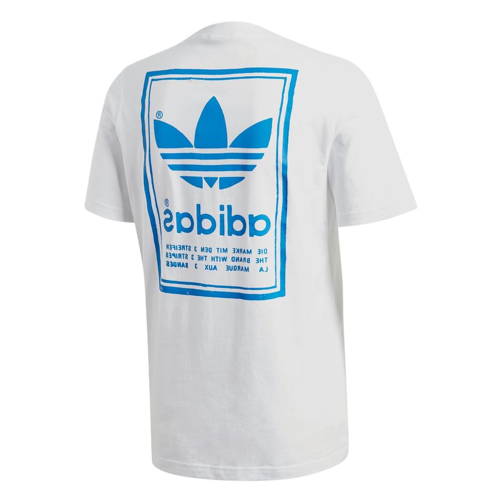 Adidas Originals Vintage 3-Stripes Retro Crew Neck Sports Short Sleeve T-Shirt Men Tops White DJ2716