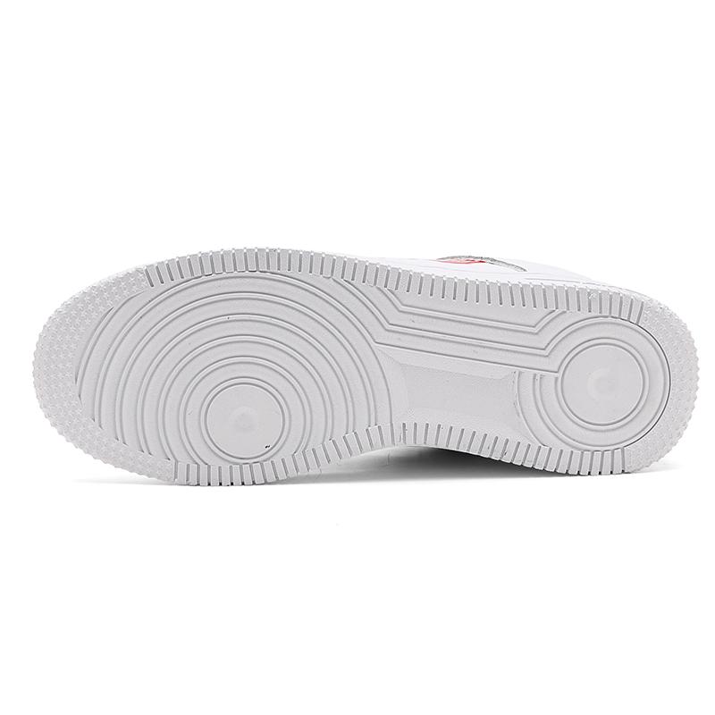 2024 Последние года The Loong Классические Белые Туфли Модные Универсальные Мужские и Женские Повседневные Кожаные Кроссовки Плюс Размер 35-44