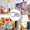 Leak-Proof Tinplate Bottles Lid Kitchen & Dining Mason Jar Lid Canning Lids Storage Bands Jar Caps