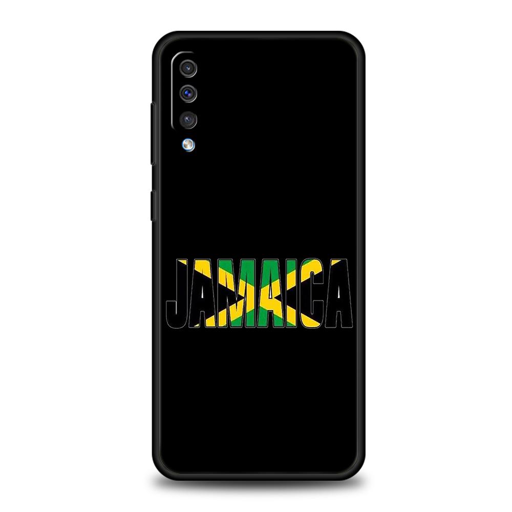 Чехол с флагом Ямайки для Samsung A56 A36 A26 A24 A16 A14 A12 A32 A50 A70 A22 A30 A40 A34 A54 A42 A52 A04s A06 5G