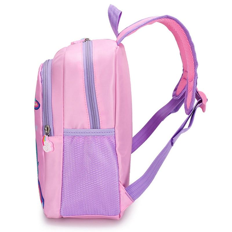 Unicorn Schoolbag Kids Дети Двойные плечевые школьные сумки мультяшный рюкзак водонепроницаемые модные рюкзаки большая сумка для книг