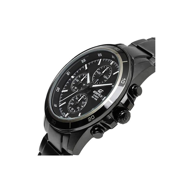 Casio Серия EDIFICE Единорог Стальной ремешок Водонепроницаемые Деловая рекомендация Кварцевый механизм Стальной ремешок Японский и корейский EFR-526BK-1A1