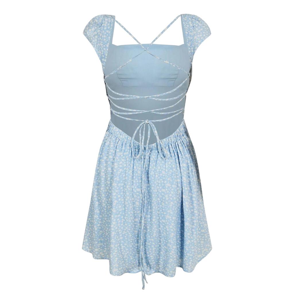Jack Wills Womens/Ladies Gathered Mini Dress